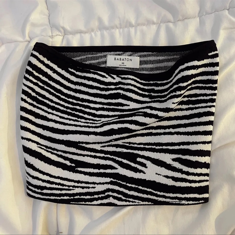babaton aritzia sculp knit tube top